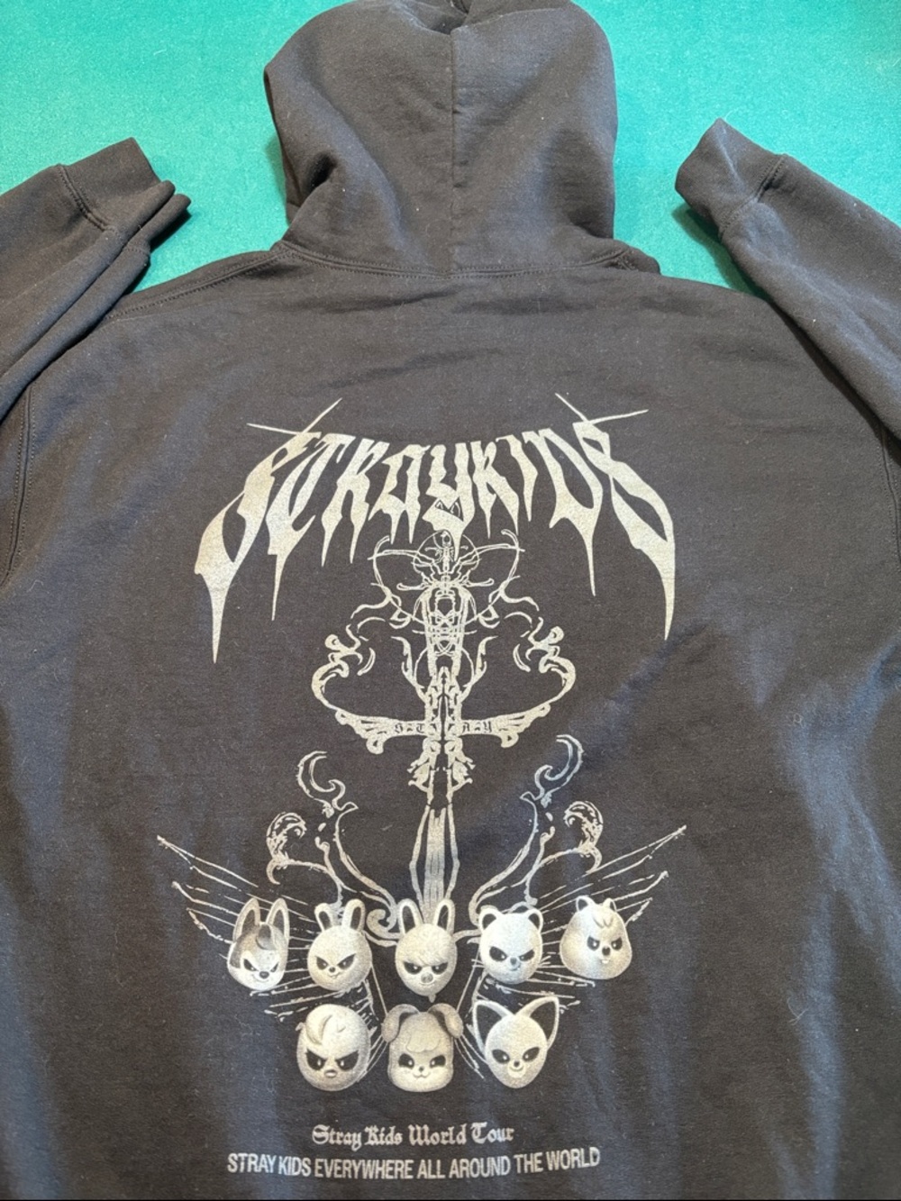 Stray Kids Dominate World Tour Evil Skzoo Black Hoodie , M , $210